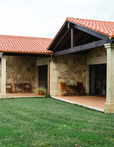Casa rural Rías Baixas piscina